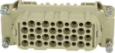 Produktbild von HARTING Han 40D HMC Buchseneinsatz (F) Crimpanschluss, 40-polig+PE 250V, 16A - 1 Stück
