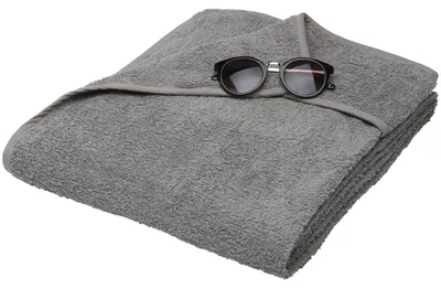 Produktbild von Beautissu XL Frottee Handtuch für Sonnenliege Marbella, 70x200cm, Grau