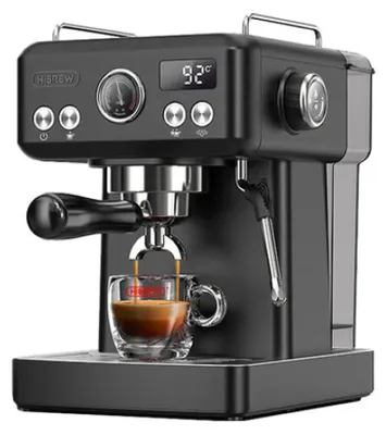 Zdjęcie produktu dla Ekspres Kolbowy Hibrew H10A 19Bar (Czarny)