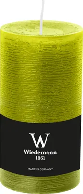 Produktbild von Wiedemann Marble Rustik Kerzen, Stumpenkerzen, Apfelgrün 130 x Ø 68 mm