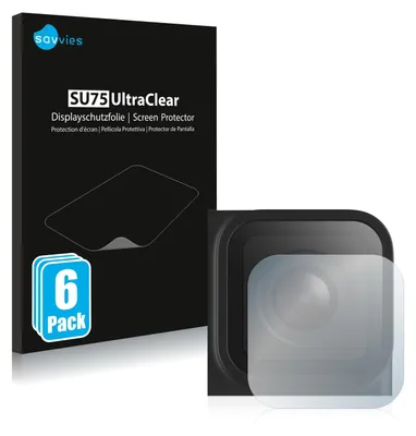 Produktbild von 6x Für GoPro Hero 9 Black (Linse) Schutzfolie Savvies Displayschutz Display Schutz Folie Klar Transparent