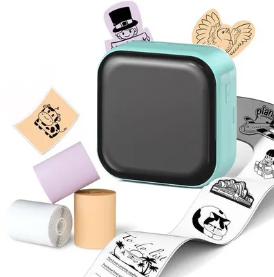 Produktbild von Mini-Drucker für Smartphone, portabel, drahtlos, für kreative und pädagogische Zwecke
