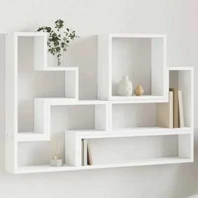Produktbild von Möbel Wandregal Weiß 96x12x64 cm Holzwerkstoff - Wandregale 840800