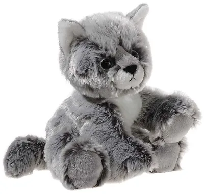 Produktbild von Katze 20cm Glitter Kitty graumeliert