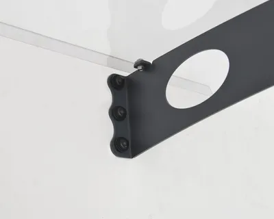 Produktbild von ARON Vordach Protega 135x90,5 cm anthrazit Polycarbonat transparent