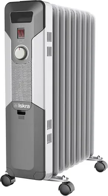 Produktbild von Iskra Öl Radiator 3 Stufen 800W/1200W/2000W, 9 Rippen, Thermostat