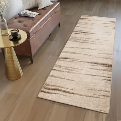 Produktbild von Tapiso Läufer SARI Modern Beige Wohnzimmer  70 x 140