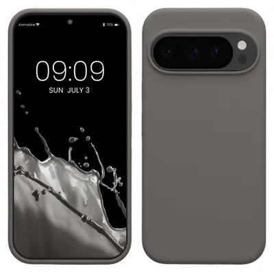 Produktbild von kwmobile Handyhülle für Google Pixel 10 / Pixel 10 Pro Hülle - Case Silikon - Kabelloses Laden - Schutzhülle Cover in Stone Dust