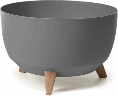 Produktbild von SIENA GARDEN Pflanzgefäß OSLO anthrazit 40 cm Ø 40x25 cm M82580