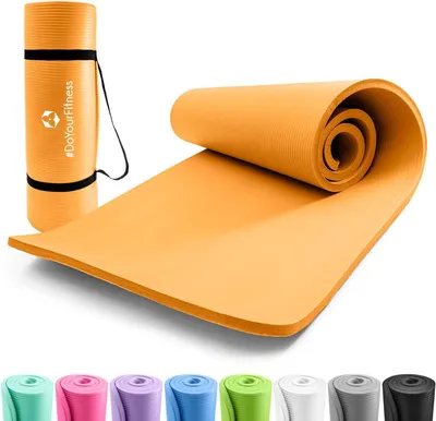 Immagine prodotto di Tappetino antiscivolo per fitness, dimensioni 183 x 61 cm, ideale per yoga, pilates e allenamento a casa