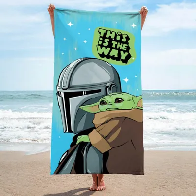 Produktbild von Star Wars The Mandalorian This Is The Way Standard-Strandtuch