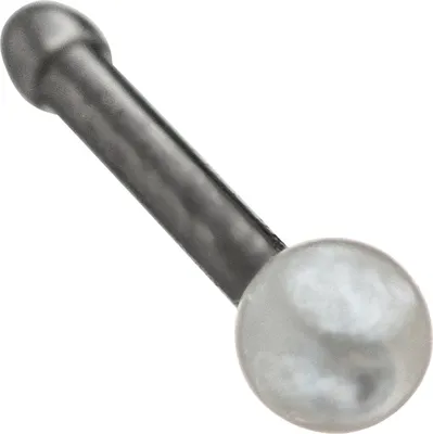 Produktbild von JOBO Nasenpiercing Nasenstecker Edelstahl mit einer synthetischen Perle