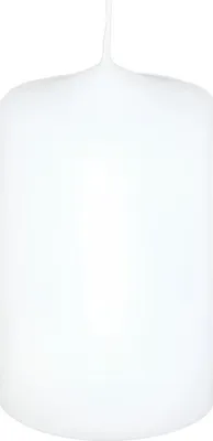 Produktbild von Premium Stumpenkerzen Weiß 80 x 50 mm, 1 Stück