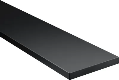 Produktbild von Lignodur Topline LD36 Innenfensterbank schwarz 250 mm inkl. Seitenabschlüsse 1700 mm