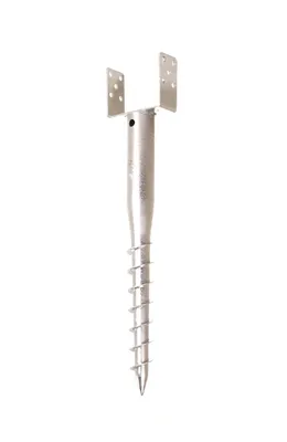 Produktbild von Aqbau® U pfostenträger 140 mm zum einschrauben, Einschraubbodenhülse, Einschraubhülse, Bodenhülsen zum eindrehen, Einschraub-bodenhülse, Bodenanker