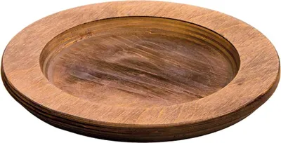 Obrázek produktu pro lodge - Kulatý podnos na pánve z mořeného ořechového dřeva X H3Sk a D3Sk
