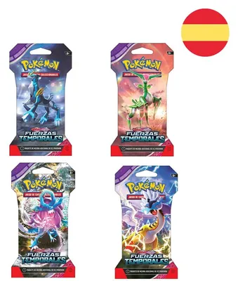 Obrázek produktu pro Španělský obal pro sběratelskou karetní hru Pokémon Scarlet & Purple (dočasná edice)
