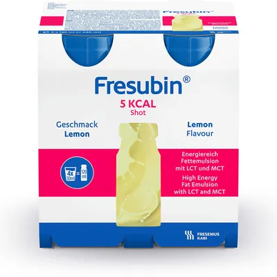 Image de Fresubin 5 kcal Shot Lemon alimentation buvable hypercalorique, entièrement équilibrée, solution de 480 ml