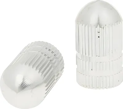 Produktbild von Ventilkappen Set Bullet silber - universal
