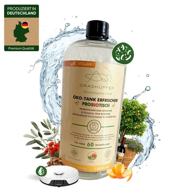 Produktbild von GRASHÜPFER® Probiotischer Tankerfrischer für Wischroboter-Schmutzwassertanks [TOSKANA]