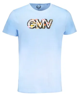 Produktbild von GIAN MARCO VENTURI Herren T-Shirt Hellblau AU01412ORLANDO_AZLIGHBL : Größe - L Größe: L