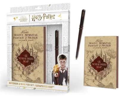 Produktbild von Pyramid Harry Potter Notizbuch + Zauberstab-stift-set    One Size