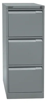 Produktbild von Bisley Hängeregistratur Schrank - 3 Schübe - Farbe: Silber