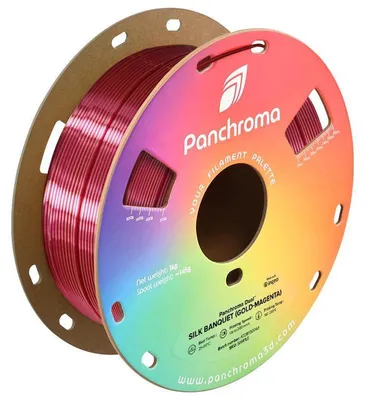 Immagine prodotto di Polymaker Panchroma™ PLA Silk, filamento dorato-magenta, 1,75 mm, 1 kg