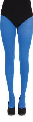 Produktbild von Blaue Damenstrumpfhose als Kostümzubehör