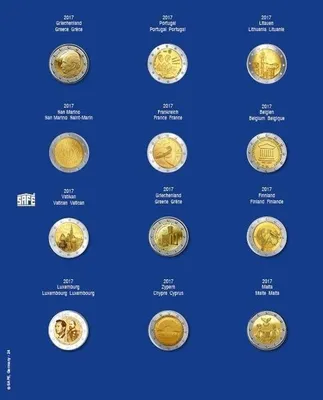 Produktbild von SAFE 7302-25 Ergänzungsblatt f. 2 Euro i. Ds 2017