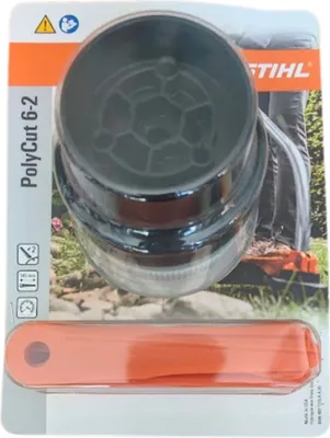 Produktbild von Stihl 40067102134, Bürstenschneidkopf, Schwarz, Orange, Weiß, Polymer, FS 38, FS 40, FSA 60, FSA 86 & FSB-KM., 1 Stück(e), 330 mm