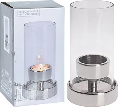 Zdjęcie produktu dla Świecznik TeaLight 15 cm, srebrny
