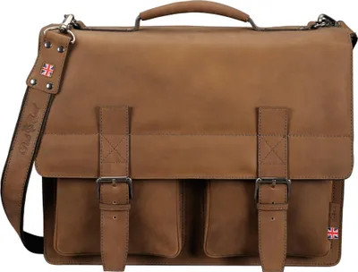 Produktbild von Alassio Umhängetasche "EARL" aus Leder hellbraun