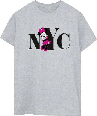Produktbild von Disney - "NYC" T-Shirt für Damen BI48674 (L) (Grau)