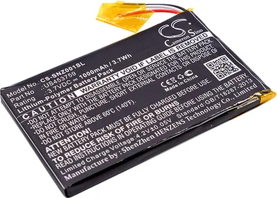 Immagine prodotto di TECHTEK Batteria compatibile con [Sony] MDR-HW700DS, NWZ-ZX1, Walkman NWZ-ZX1 sostituisce US453759