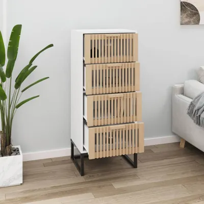 Immagine prodotto di vidaXL Credenza bianca 40x30x95 cm Materiale a base di legno