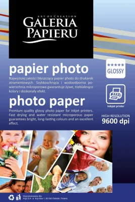 Zdjęcie produktu dla Papier Fotograficzny Glossy 240G/M2 (25)