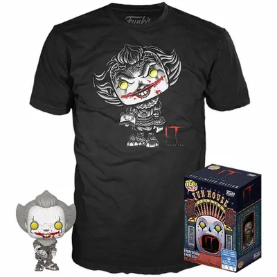 Produktbild von Funko Pop! IT 2 - Figurki Pennywise Exclusive M z zestawem T-shirt