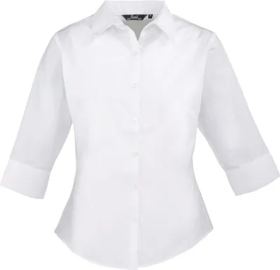 Image de Premier - chemise femme manches 3/4 PC6704 (38 FR) (Blanc)