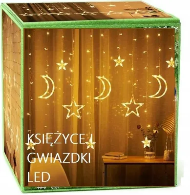 Immagine prodotto di Luci appese cerchi di ghiaccio ghirlanda di luce LED tenda calda balcone
