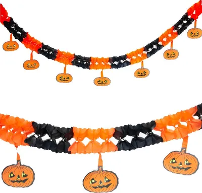 Zdjęcie produktu dla HL20 GIRLANDA na HALLOWEEN  PAPIEROWA DYNIE BANER 3M