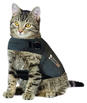 Productafbeelding van Thundershirt T02-HGL jas voor katten, maat L, grijs