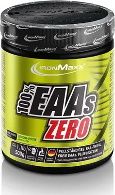 Produktbild von IronMaxx 100% EAAs Zero - 500 g Lemon Ice Tea