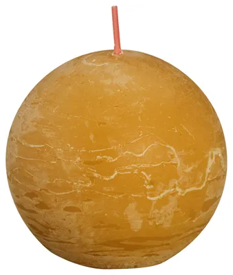Produktbild von Bolsius Rustik Kugelkerze Honigwaben Gelb 76mm
