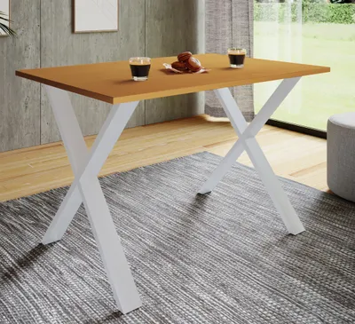 Produktbild von VCM Premium Holz Esstisch | H. 76 x B. 110 x T. 80 cm | Küchentisch Speisetisch Tisch Xona X