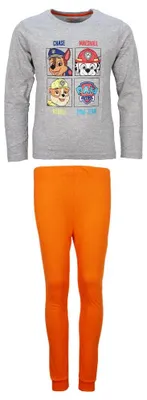 Produktbild von Paw Patrol Jungen Kinder langarm Pyjama Schlafanzug – Grau / 116
