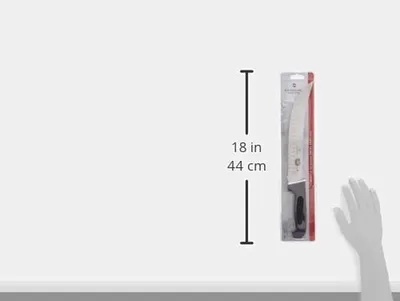 Productafbeelding van Solidchoice - 25.5 cm Kromme Cimeter Mes met Granton Rand
