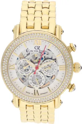 Produktbild von Carl von Zeyten Damenarmbanduhr Kniebis CVZ0062GWMS Automatik unnummeriert