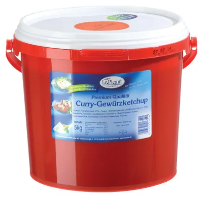 Image de Le Picant Curry Gewürzketchup épicé fruité ketchup plaisir 5000g