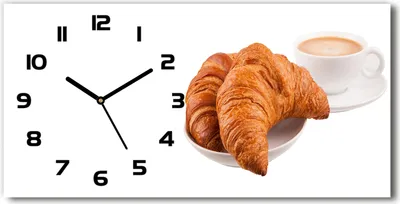 Produktbild von Wanduhr aus Glas – 60x30 cm - Glasbild - Glasuhr - Gehärtetes Glas - schwarze-zeiger - Schwarzer Kaffee